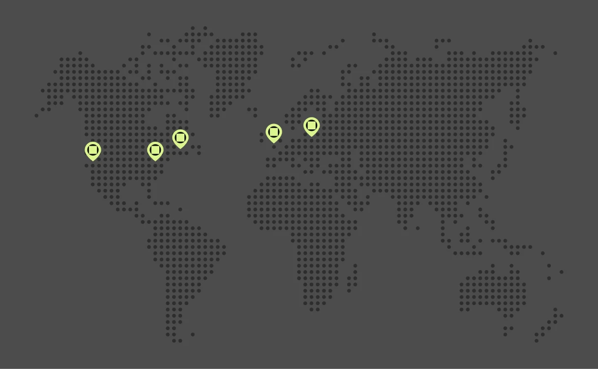 Map of Invisible's office locations