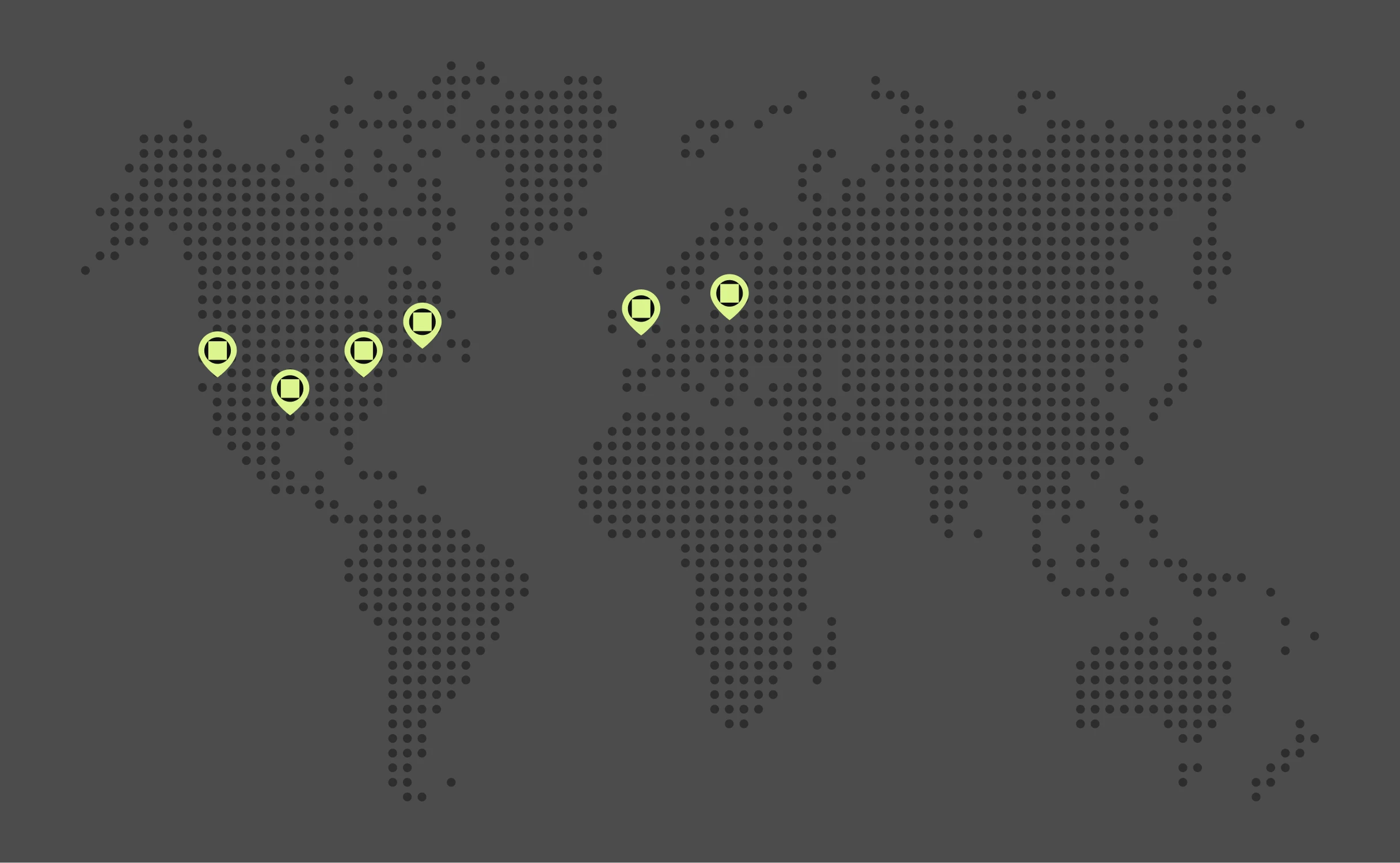 Map of Invisible's office locations