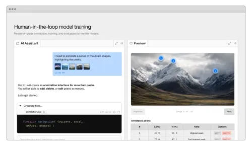 A sample image of Invisible's platform.