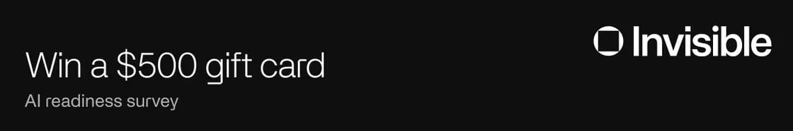 Win a $500 gift card: AI readiness survey