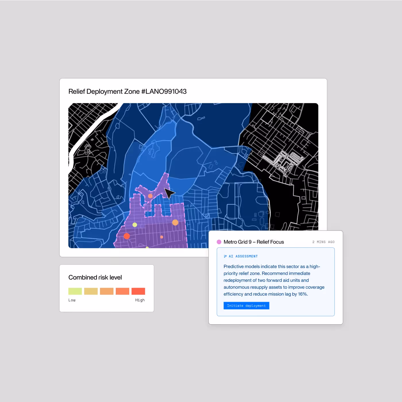 A sample of Invisible's platform