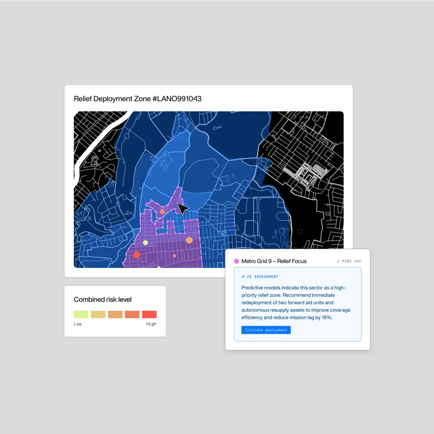 A sample of Invisible's platform