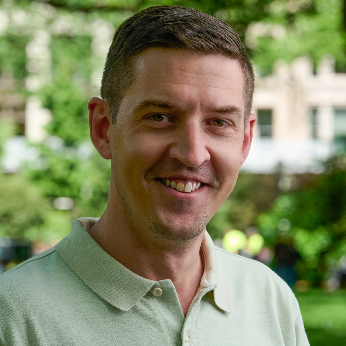 A headshot of the team member.