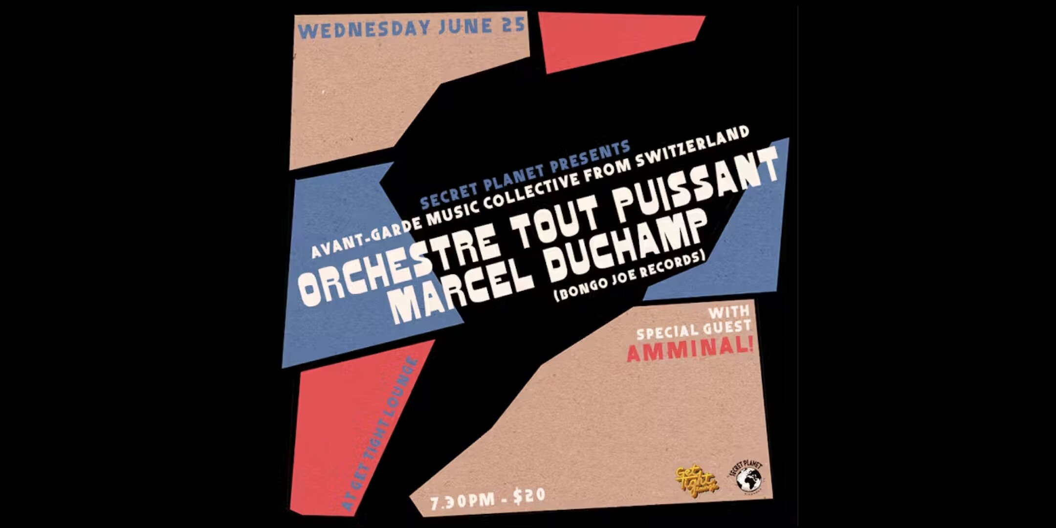 Secret Planet Presents Orchestre Tout Puissant Marcel Duchamp
