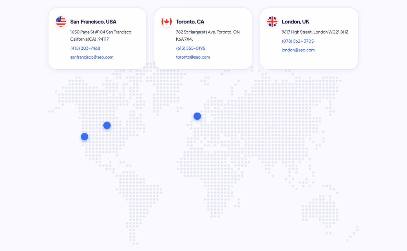 About Map - SEO Webflow Template