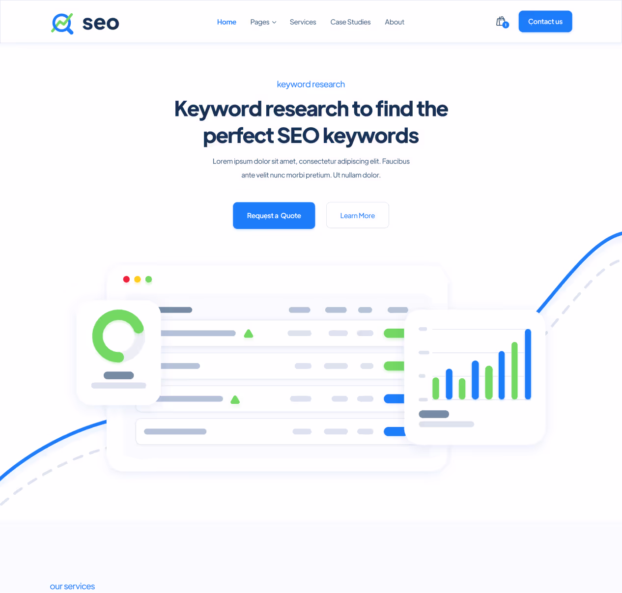 SEO - Single Service page - SEO Agency Webflow Template