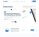SEO - Blog page - SEO Agency Webflow Template