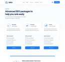 SEO - Packages page - SEO Agency Webflow Template