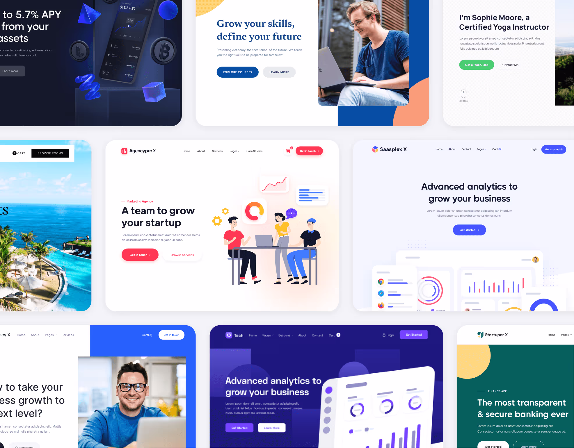 SEO - Browse Templates - SEO Agency Webflow Template