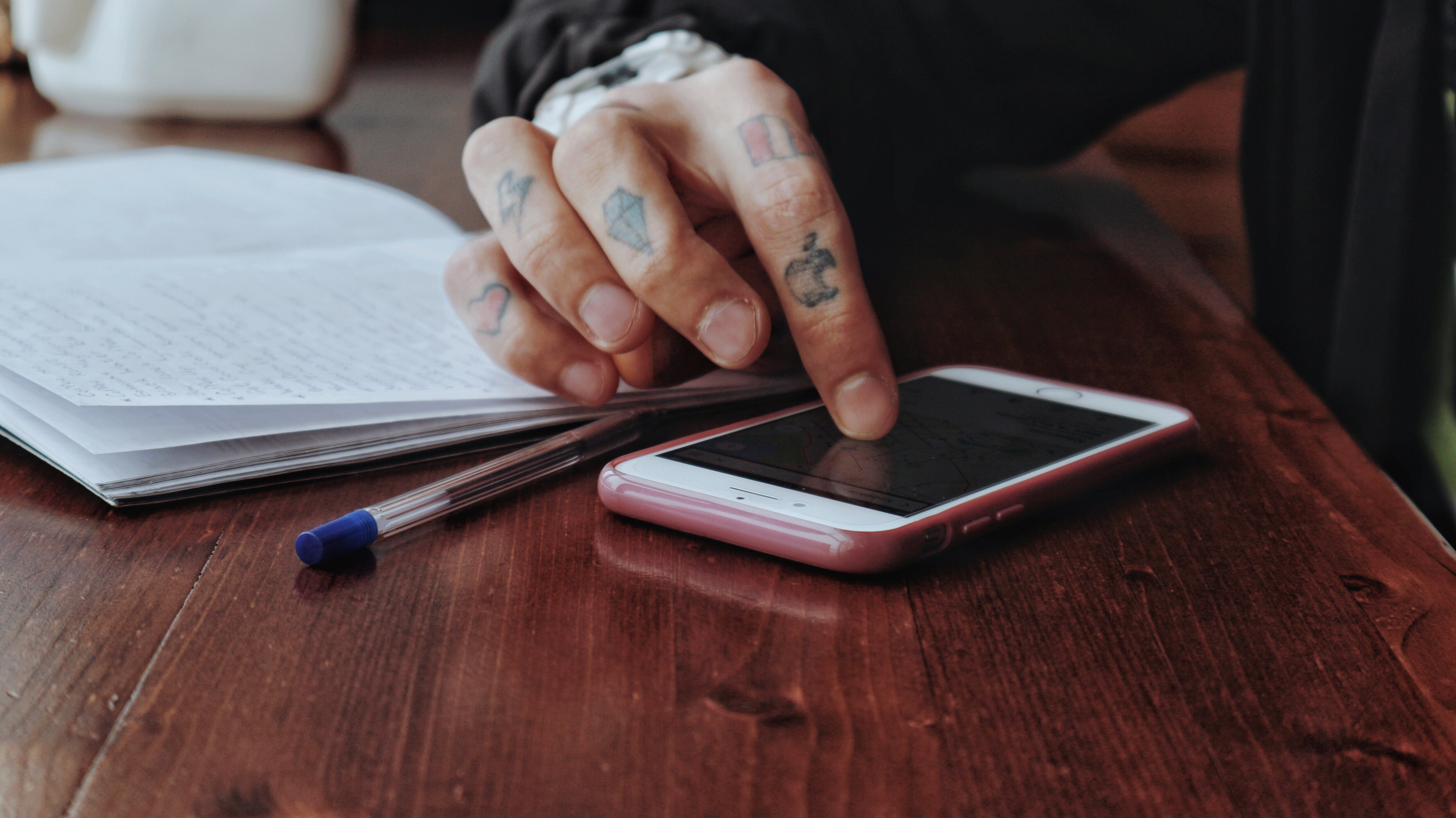 man using a phone