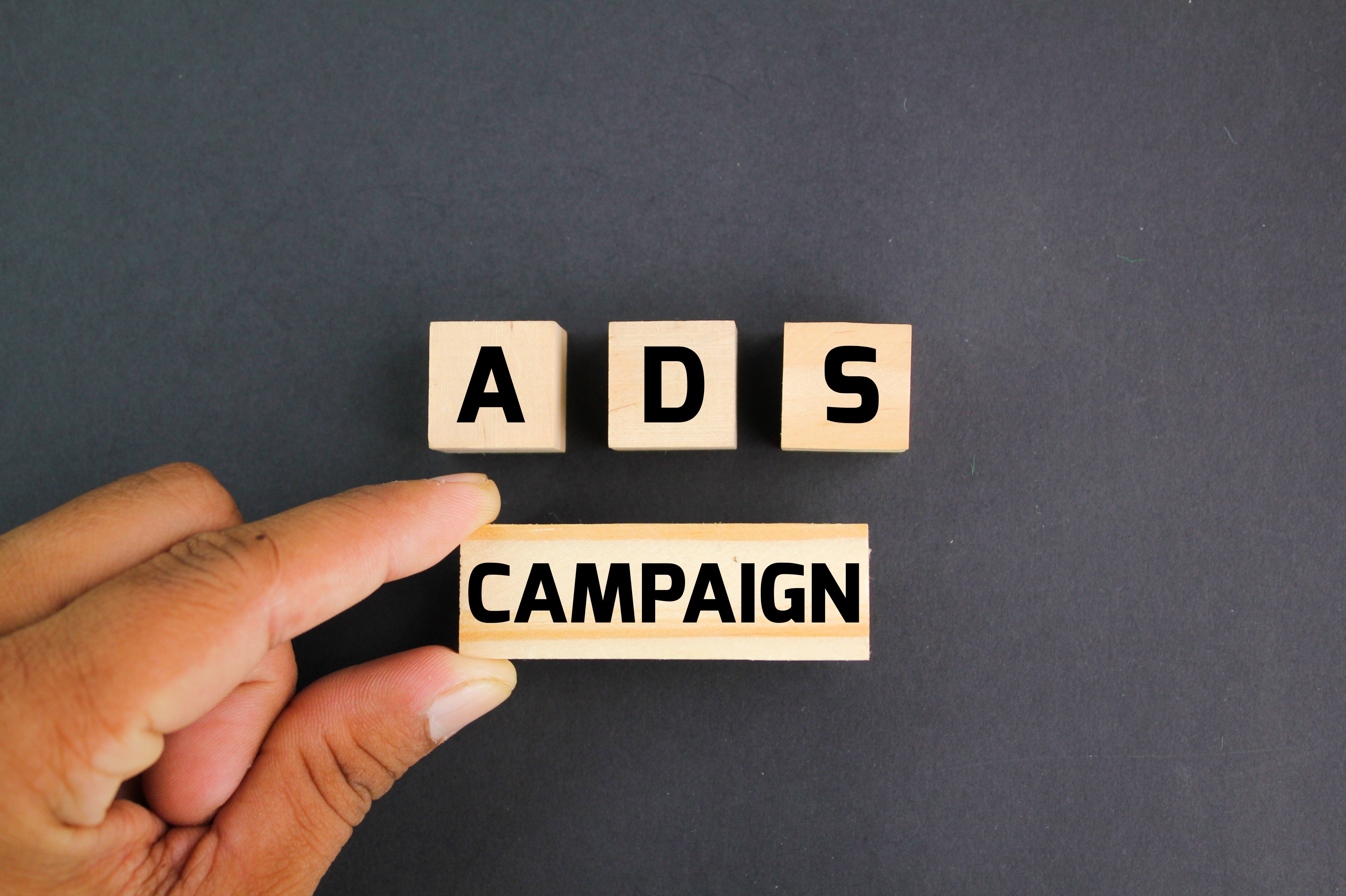 ads campaign spelled out