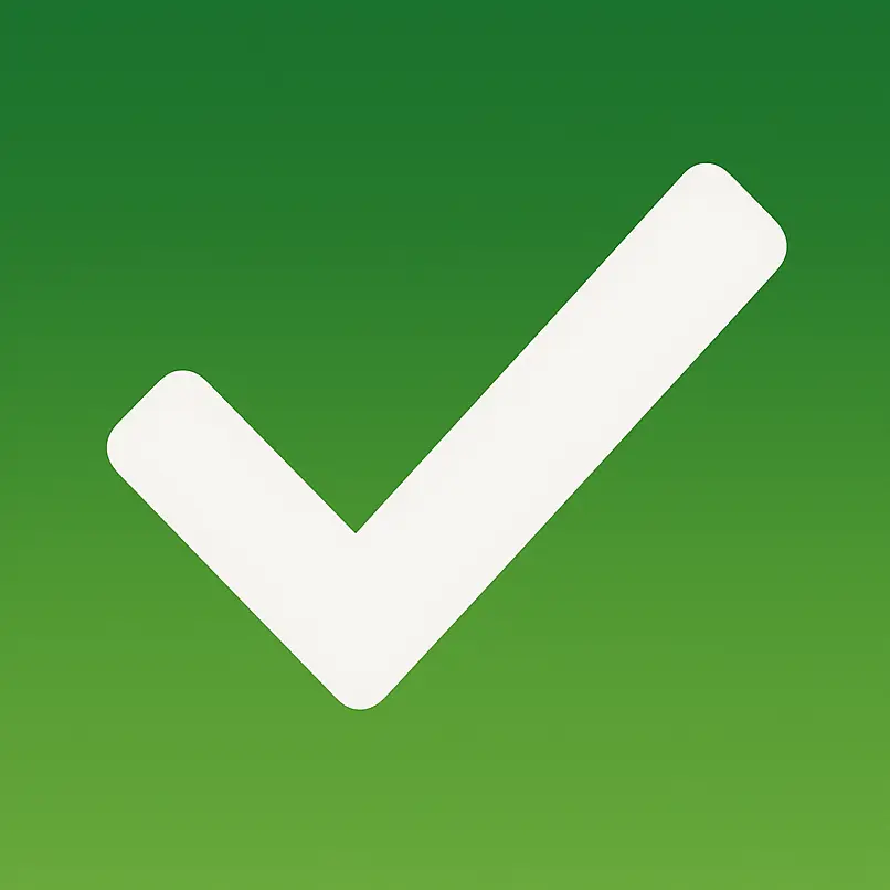 Green checkmark icon
