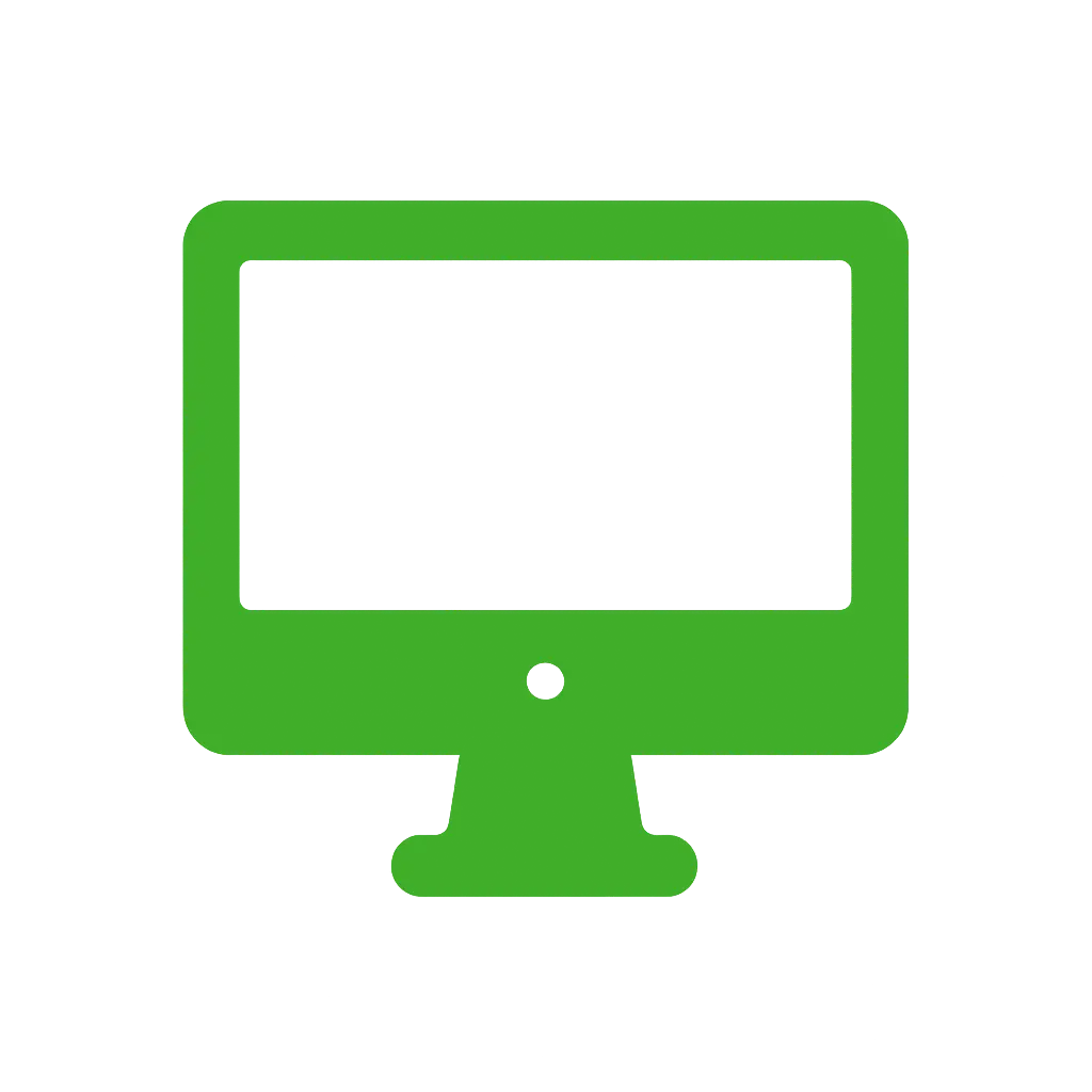 A desktop computer icon