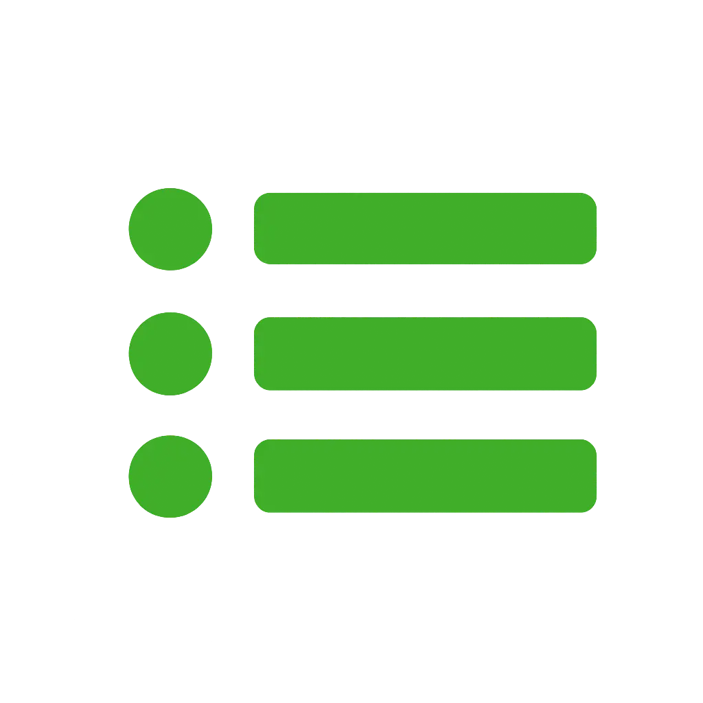 A list icon