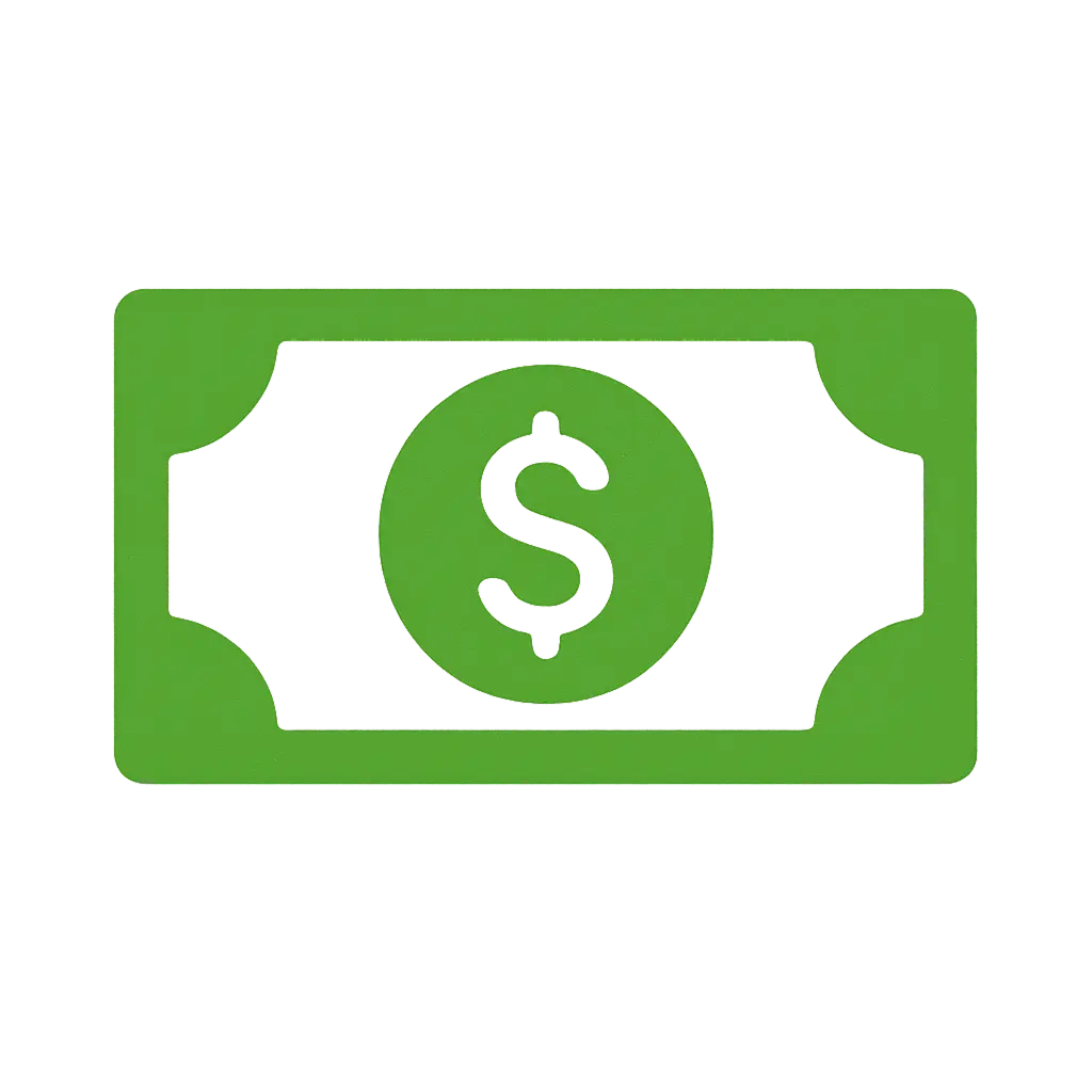 A dollar bill icon