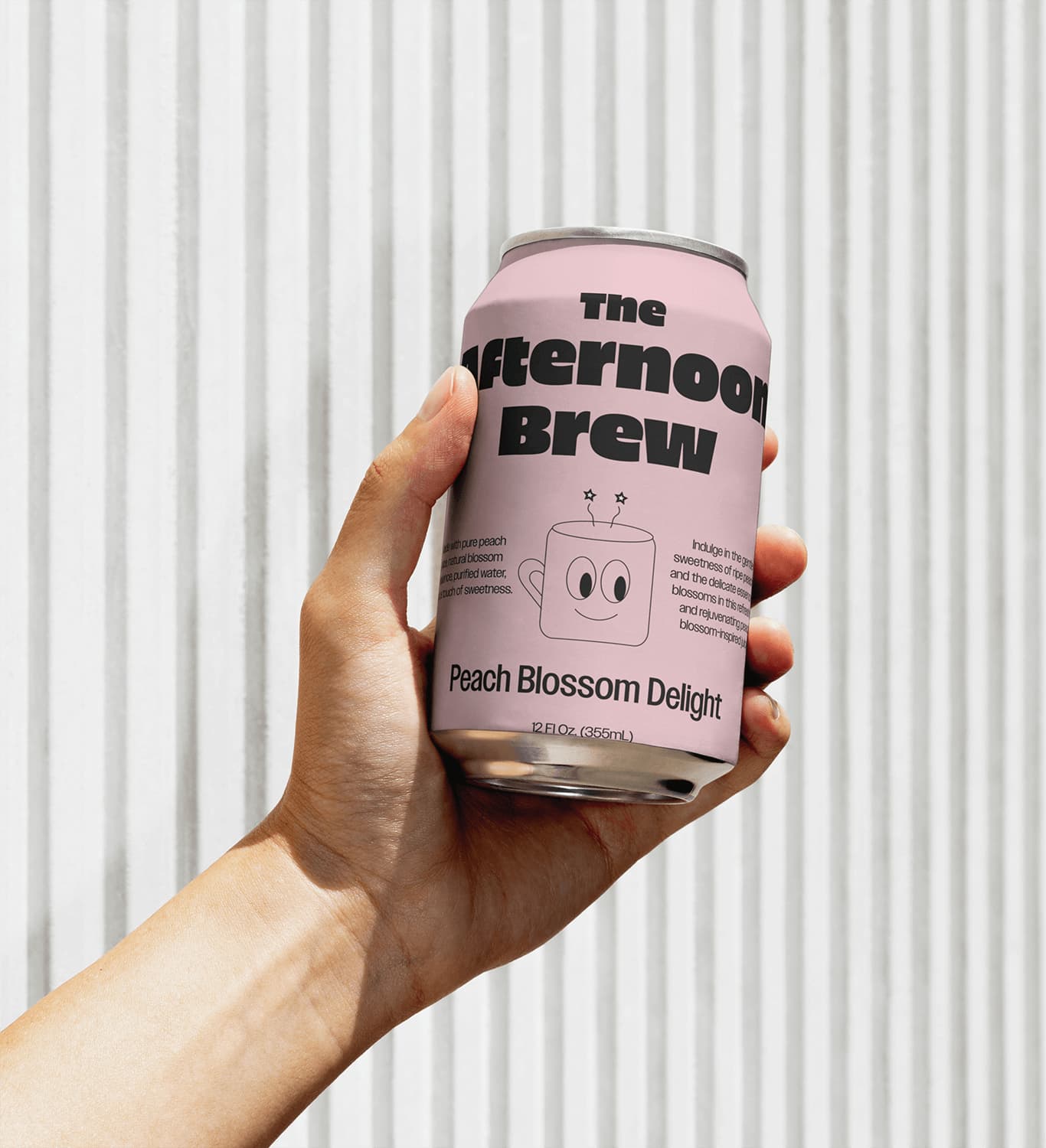 Can mockup of the Afternoon Brew passion project