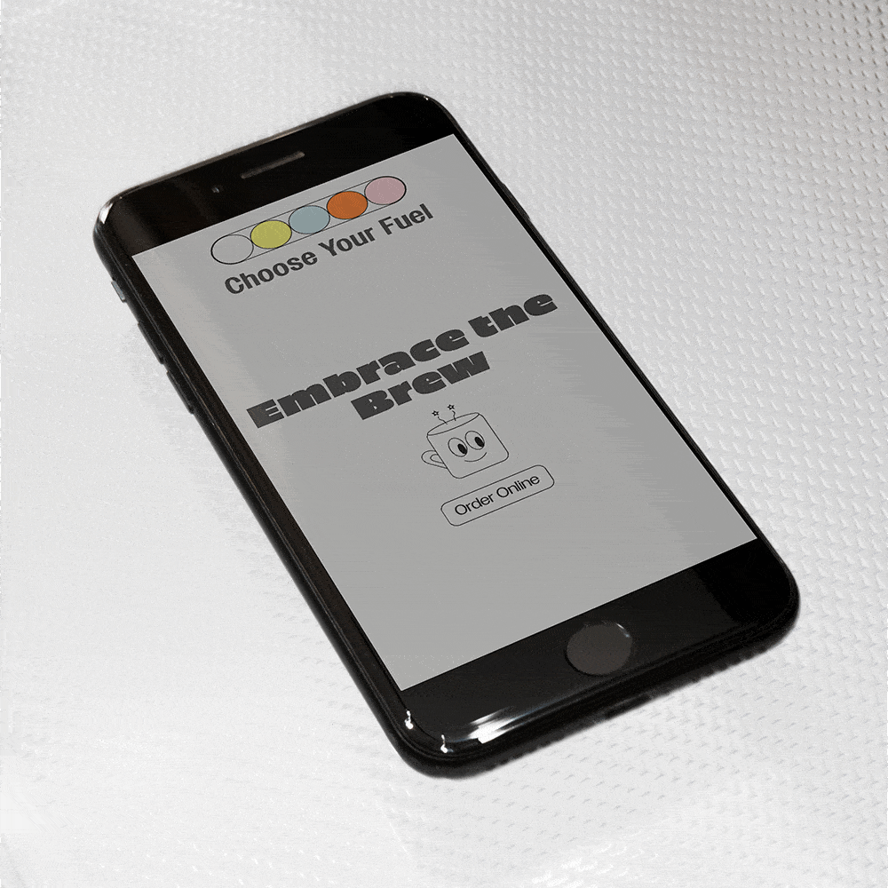Gif of a few projects and mockups from GZLZ Design studio