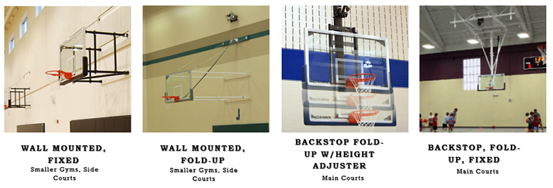 Basketball Hoop  Backstop Systems We Service