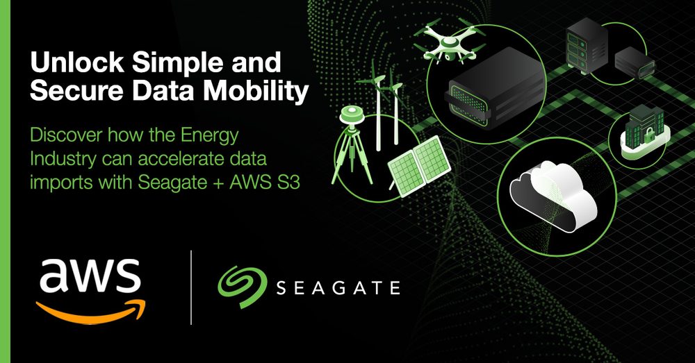 Seagate and AWS campaign creative