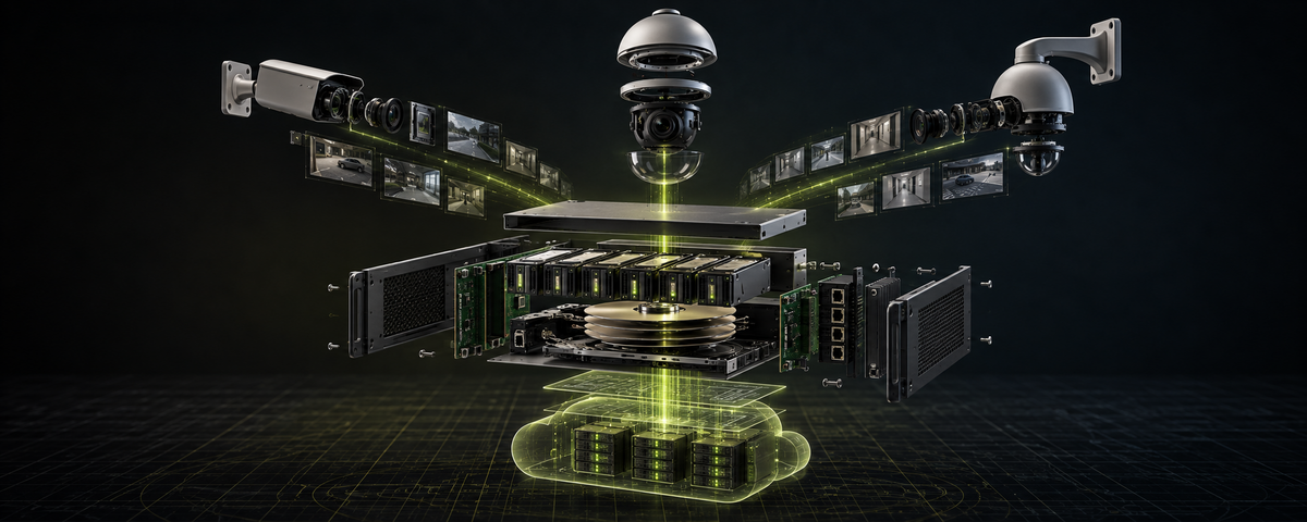 Cameras feeding a storage array and cloud layer