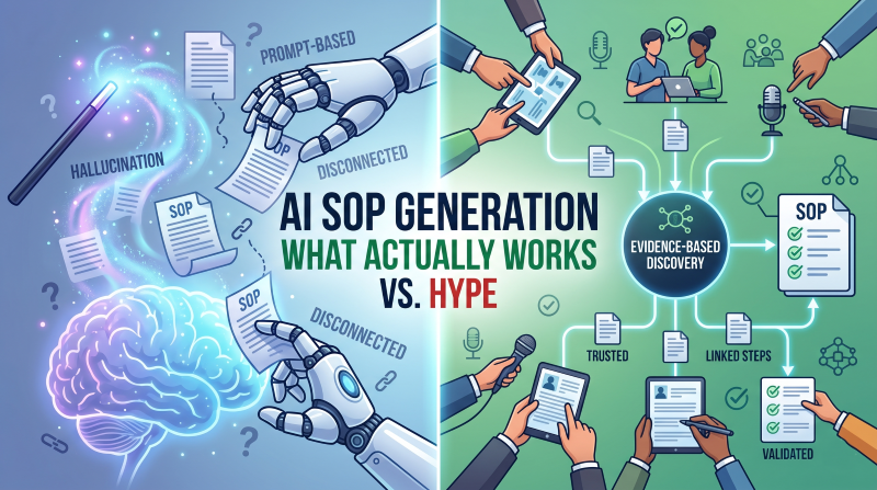 AI SOP Generation: What Actually Works vs Hype
