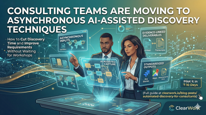 Workshops Don’t Scale (2026): The Asynchronous Discovery Playbook Consulting Teams Use to Move Faster