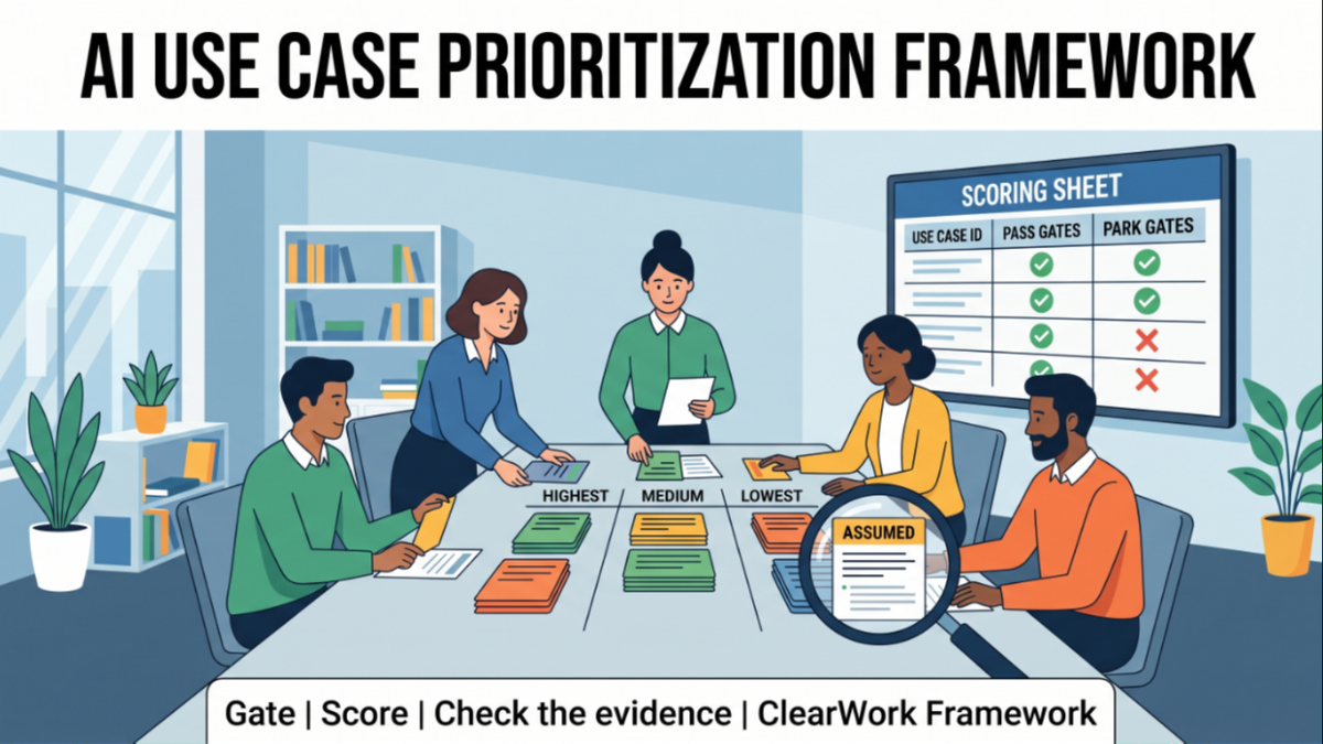 AI Use Case Prioritization Framework + Free Scoring Sheet