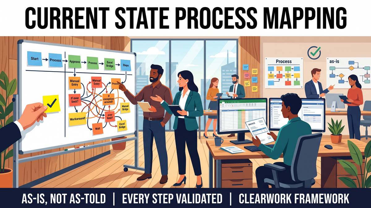 Current State Process Mapping: A 6-Step As-Is Method