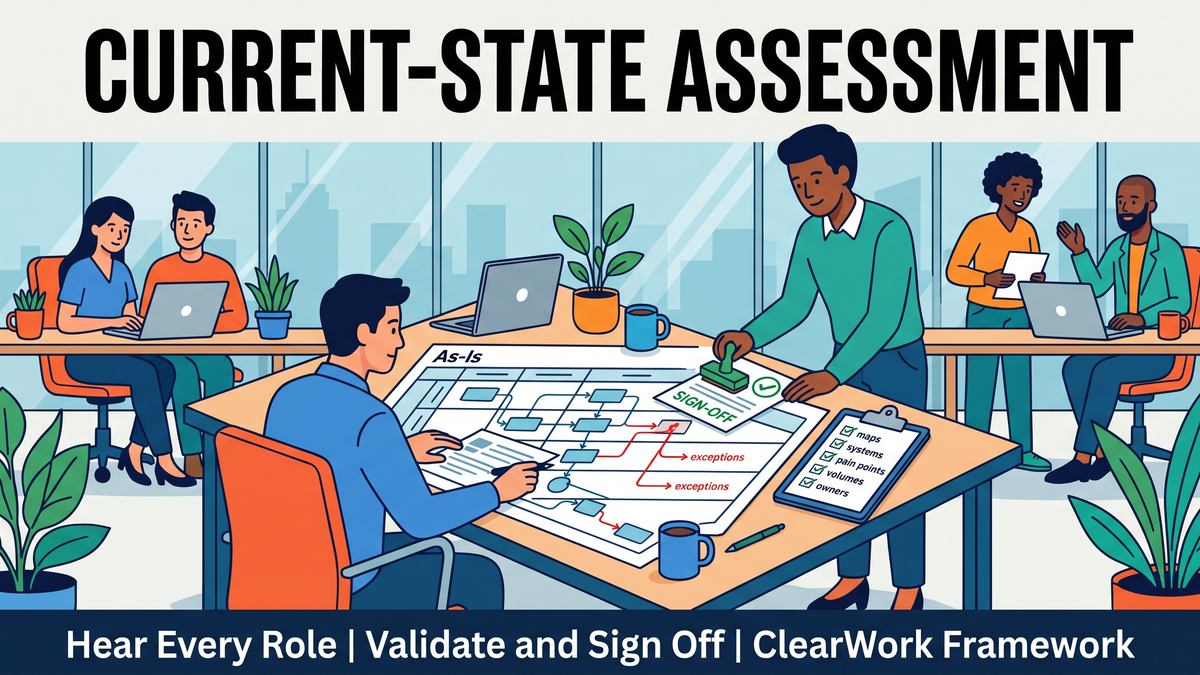 Current State Assessment: Template and Timing | ClearWork