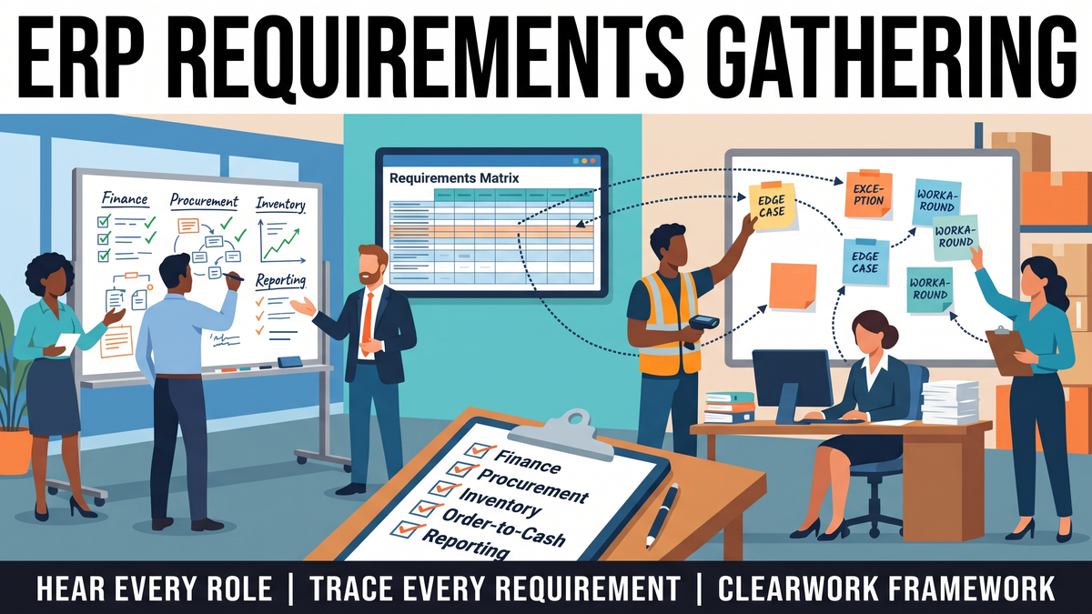 ERP Requirements Gathering: Checklist & Template | ClearWork