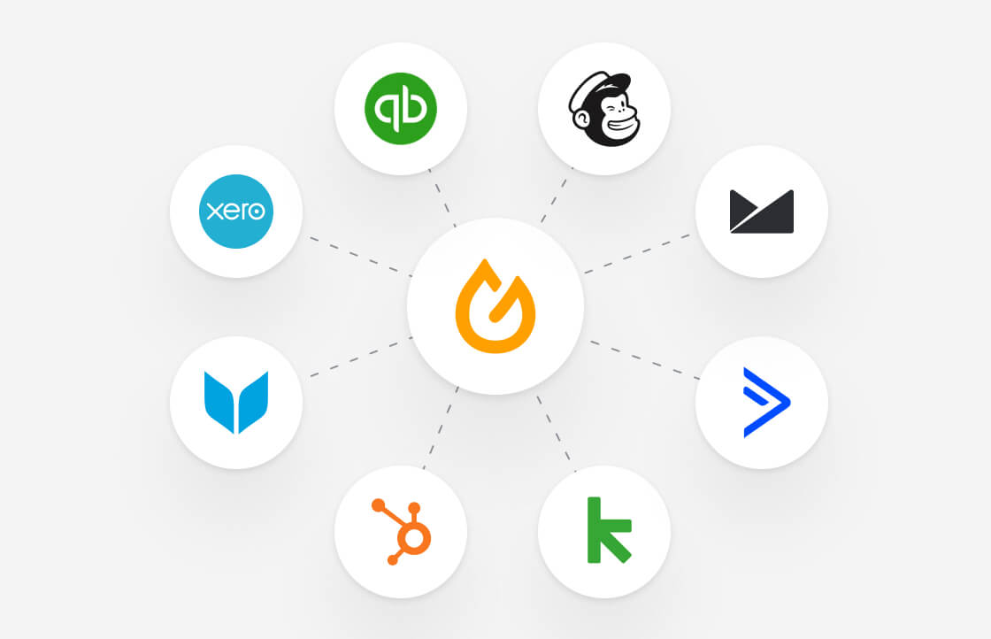 a group of circles with different colored symbols