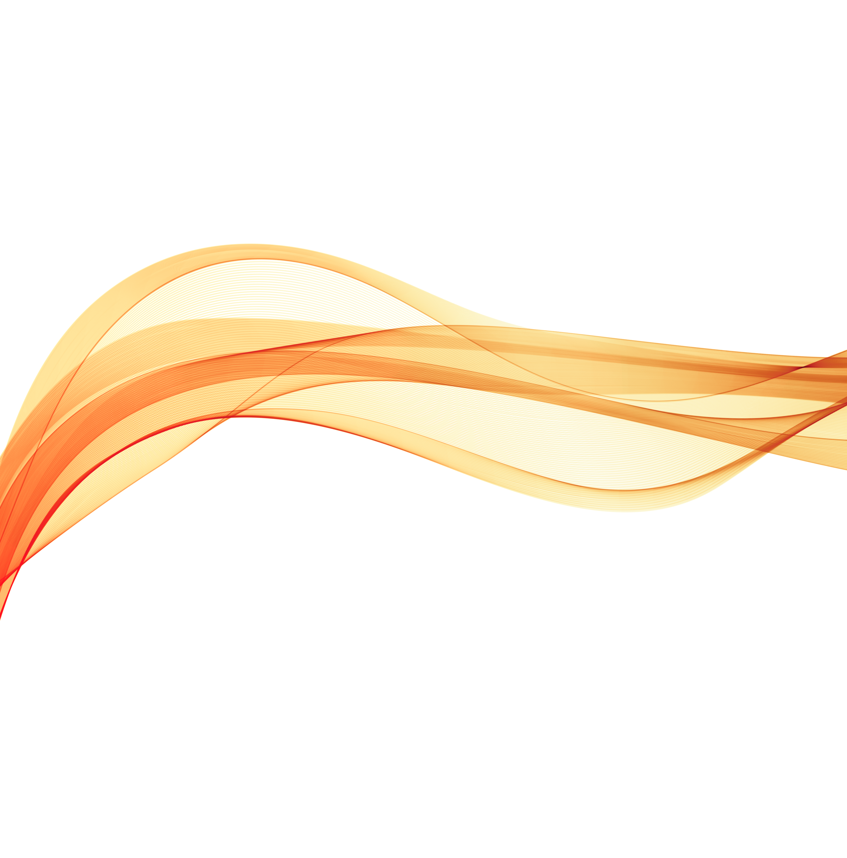 a yellow and orange wavy lines