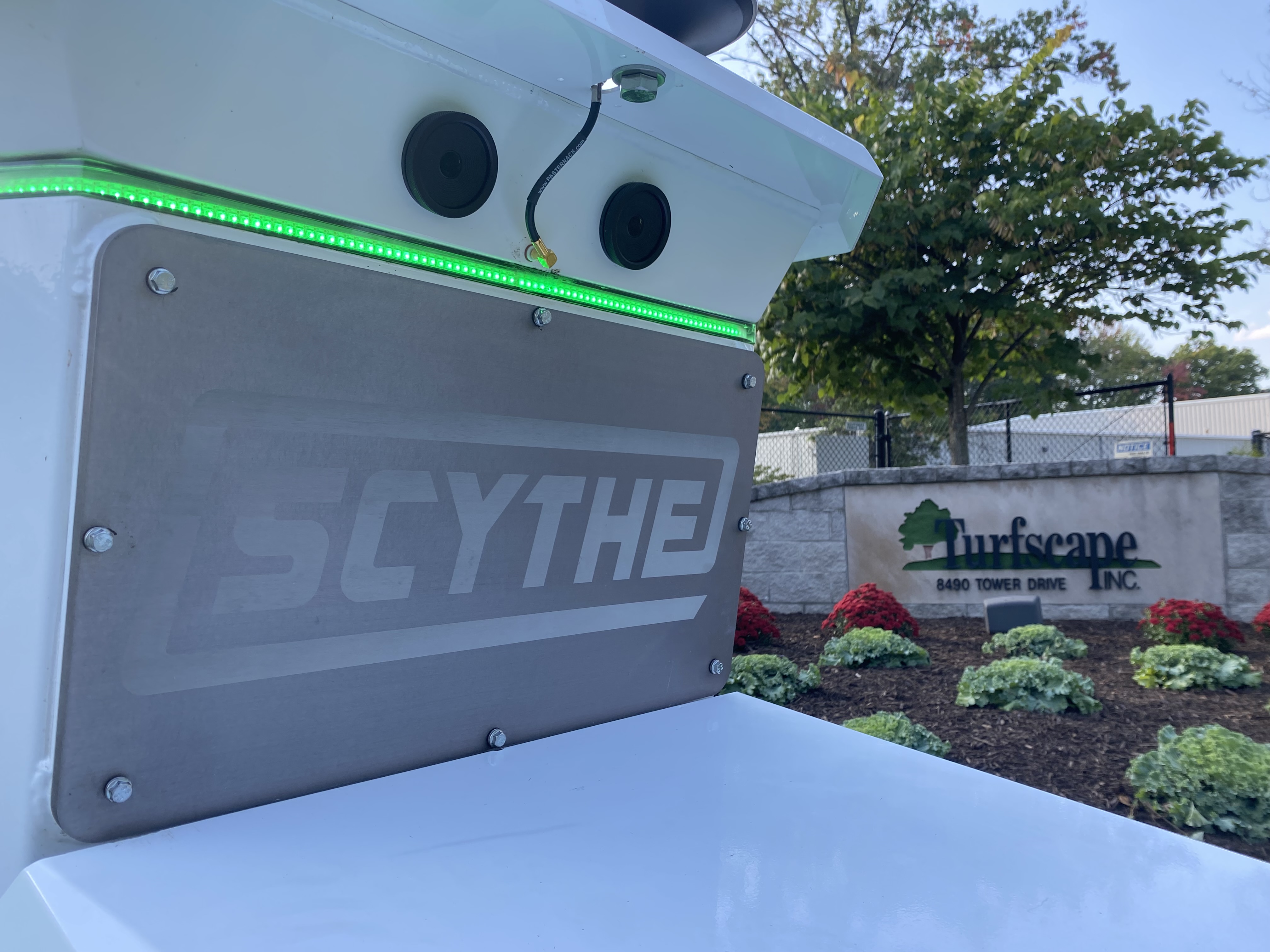 Scythe at Turfscape HQ