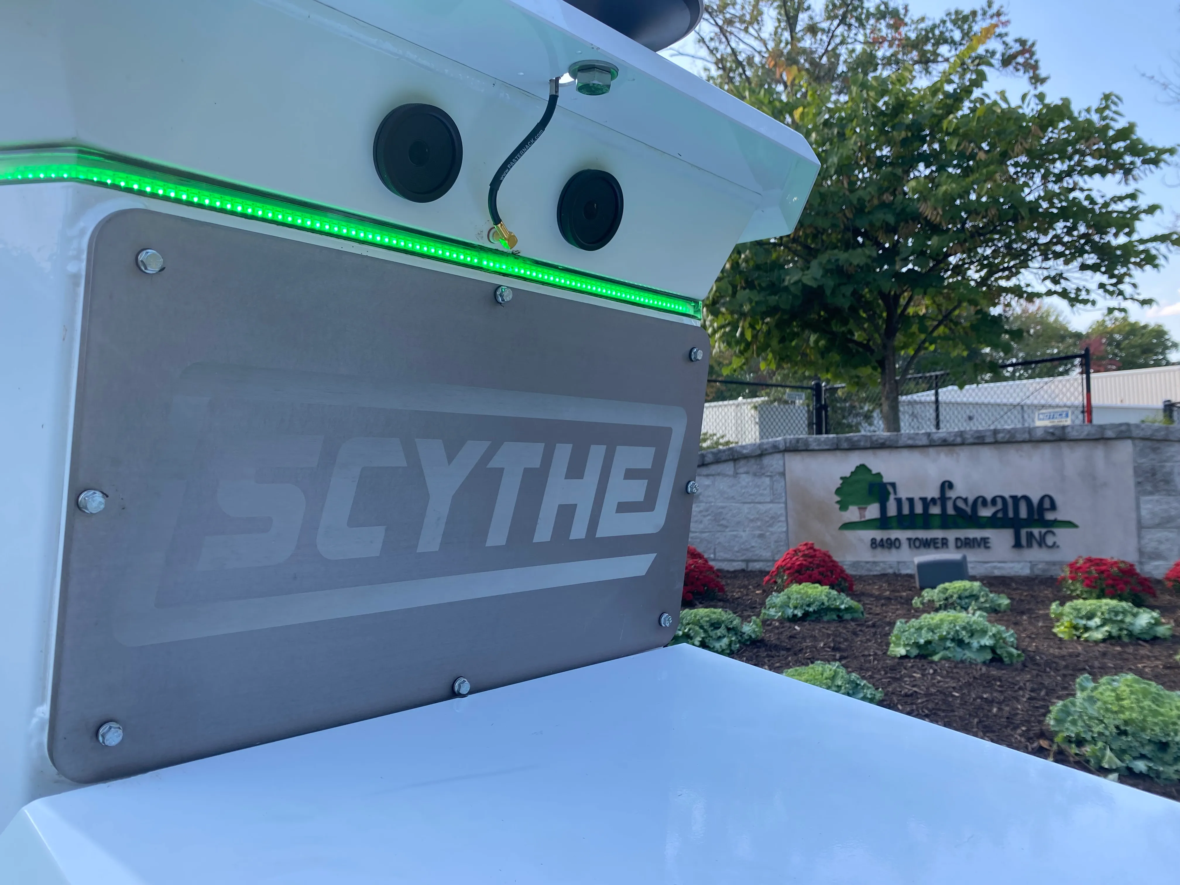 Scythe at Turfscape HQ