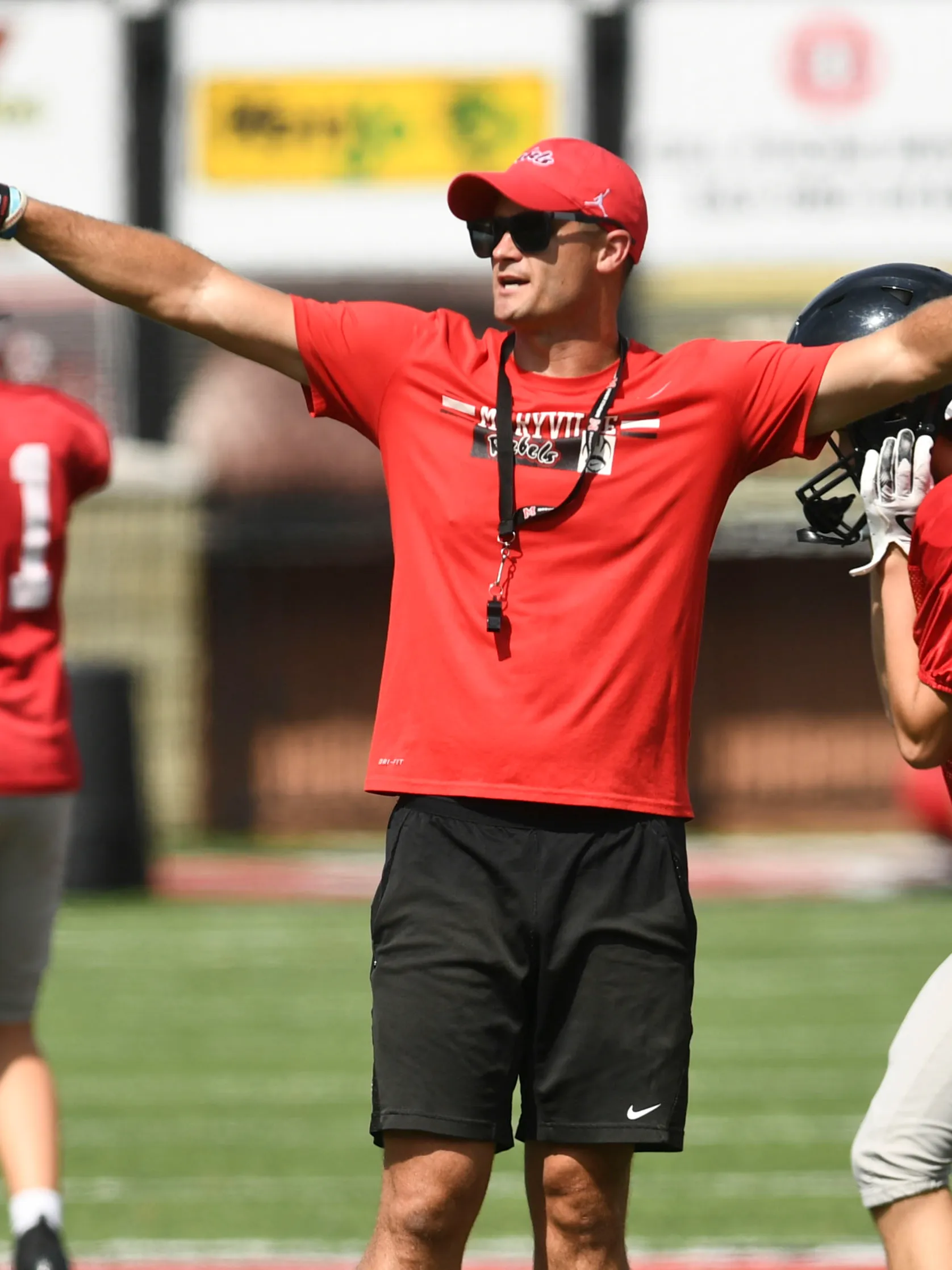 Derek Hunt, Maryville High School's football head coach. 