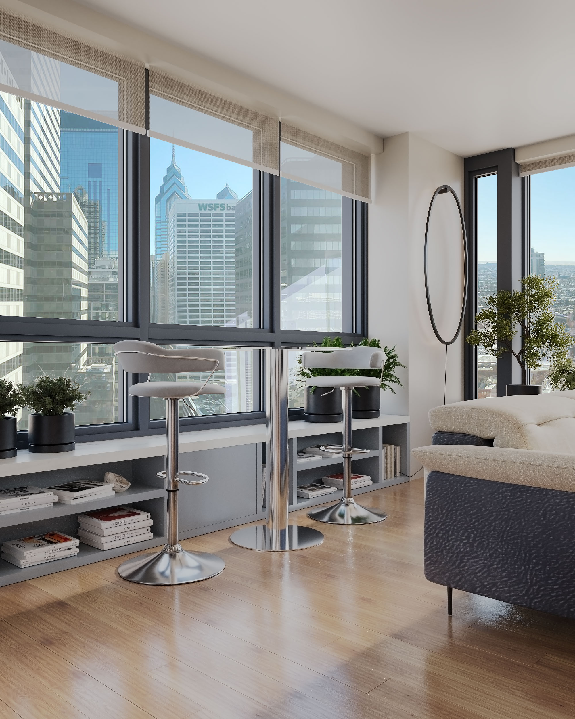 image of study area in library for a schools (k12)