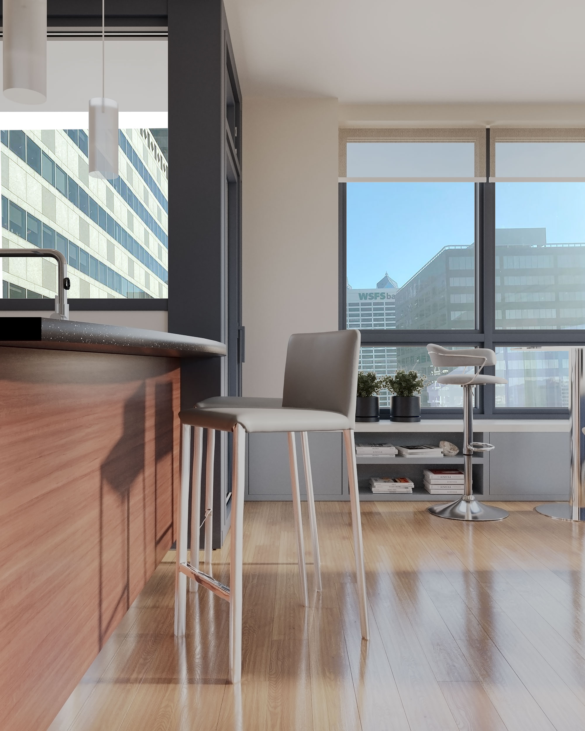 image of study area in library for a schools (k12)