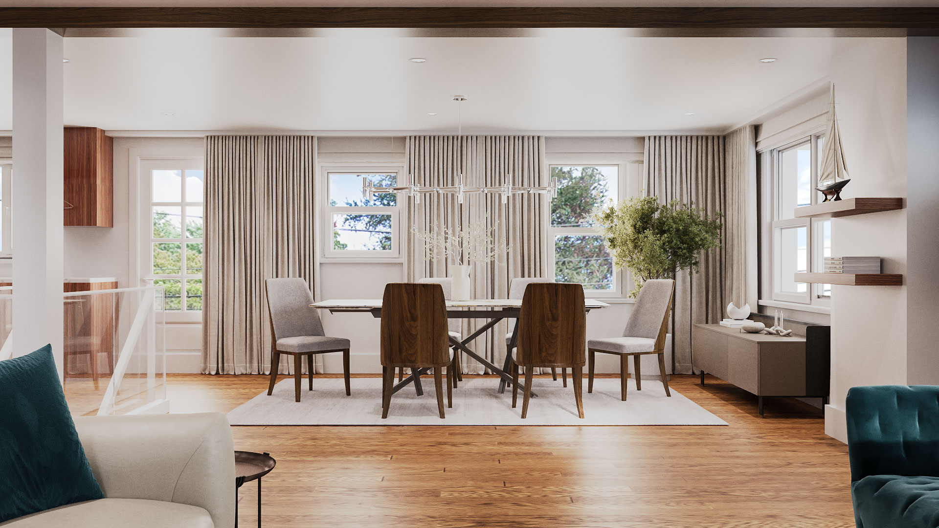 image of study area in library for a schools (k12)