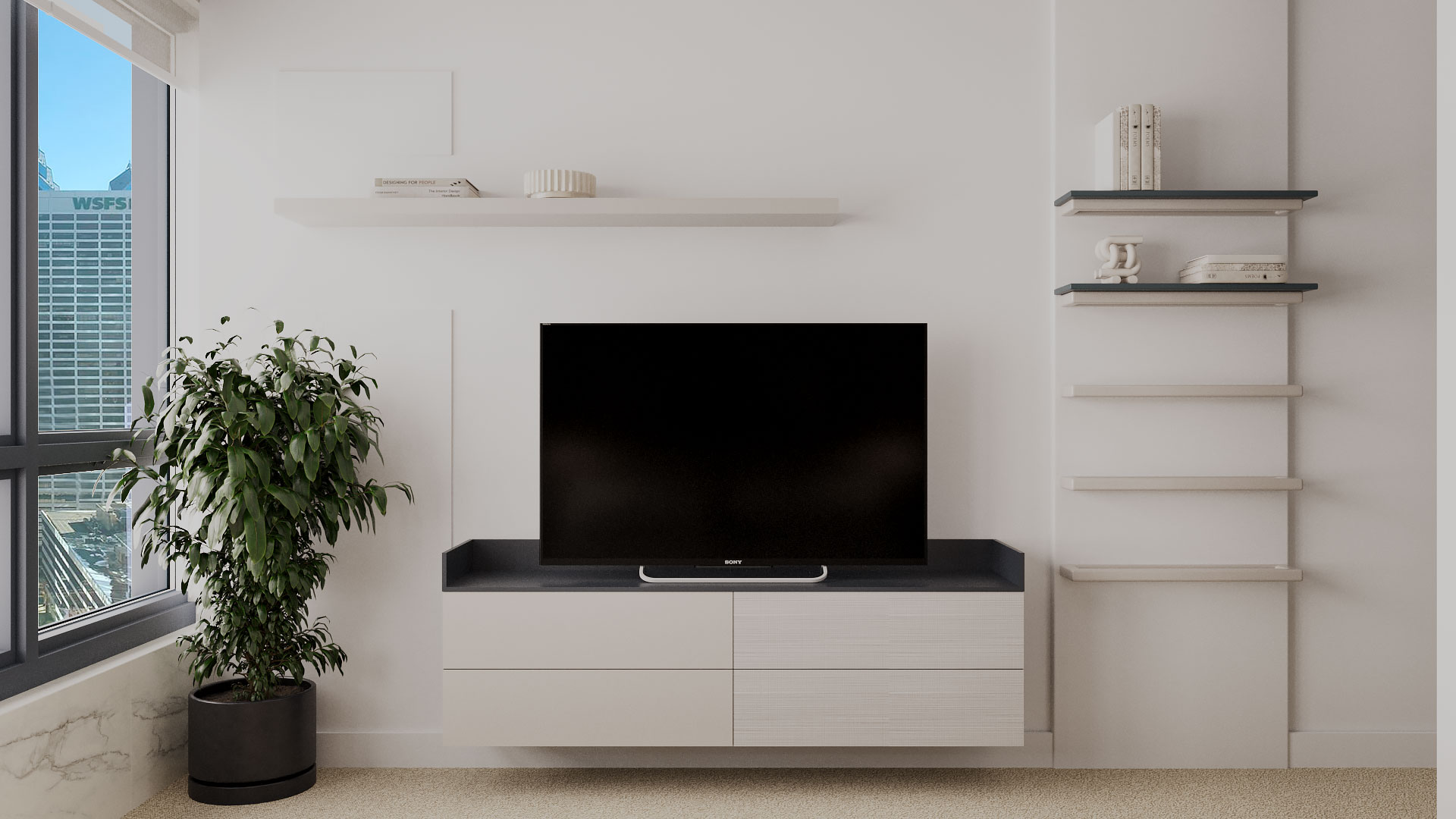 image of study area in library for a schools (k12)