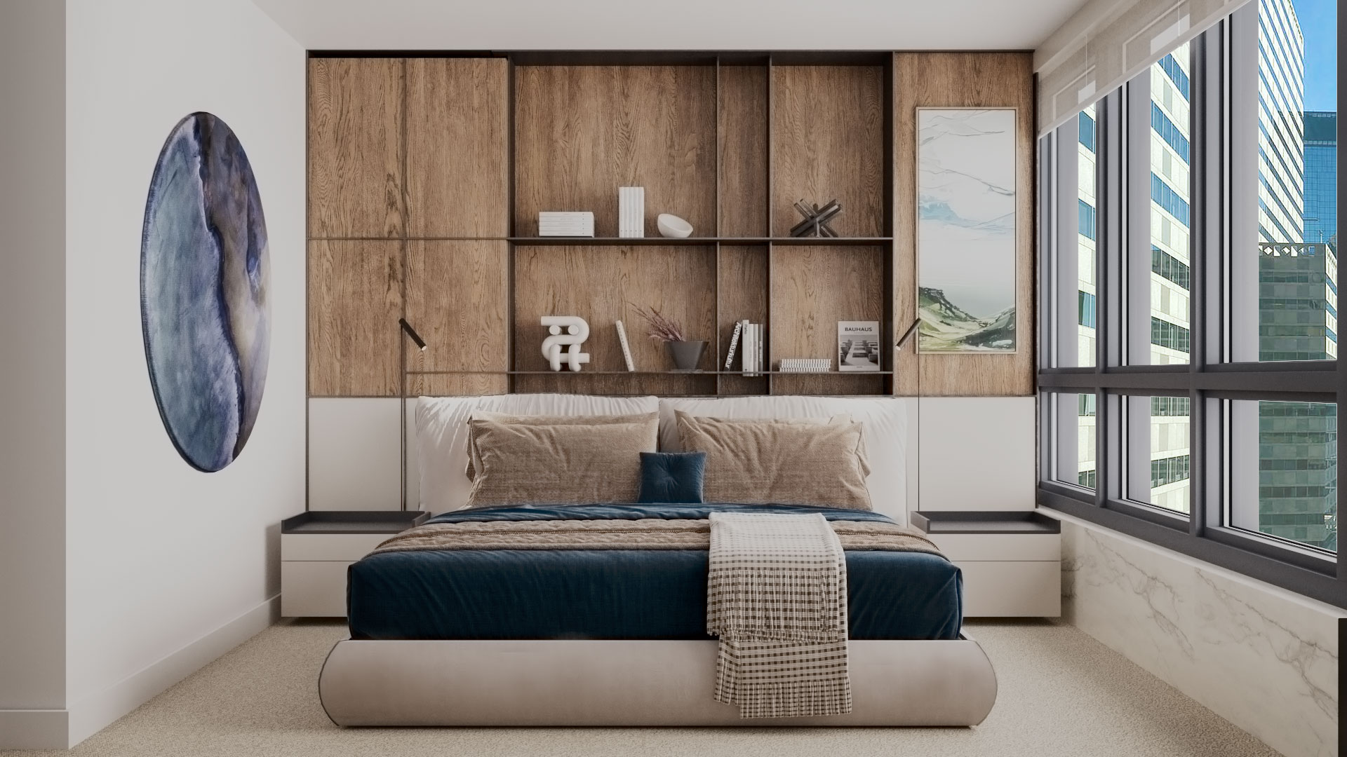 image of study area in library for a schools (k12)