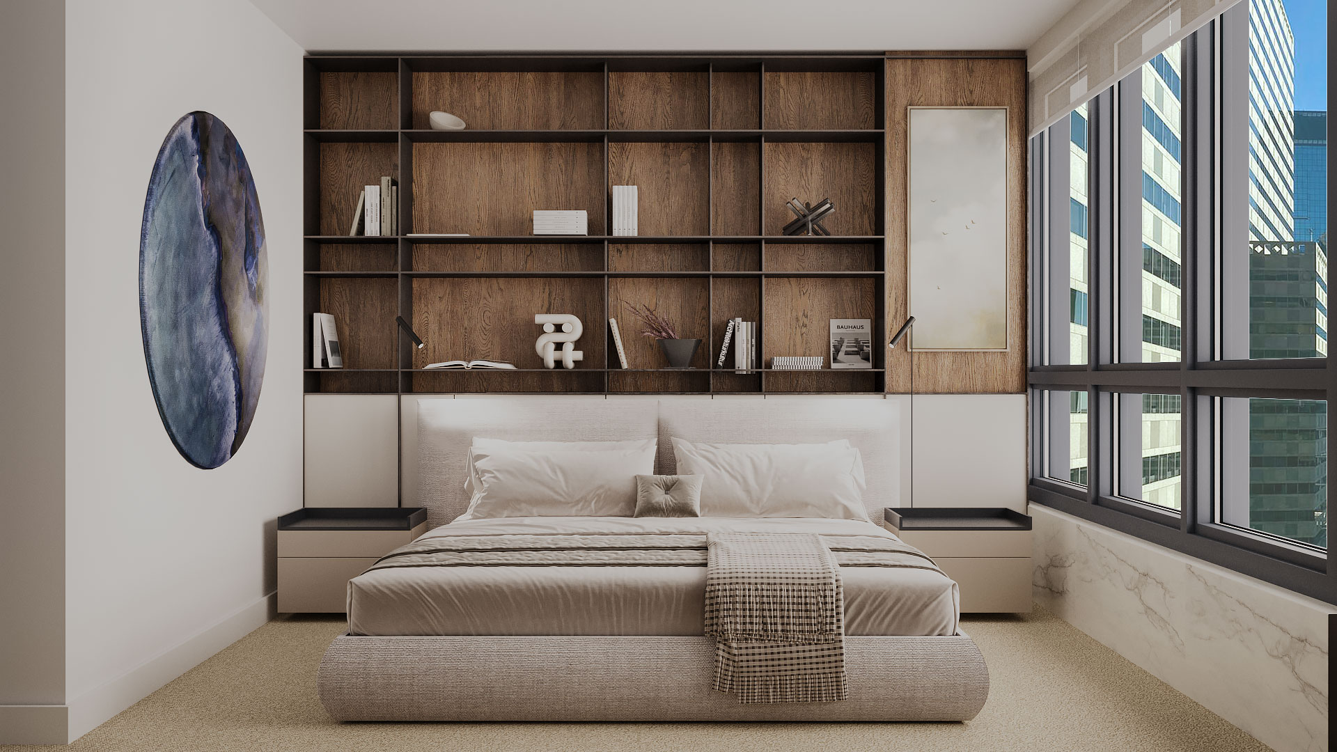 image of study area in library for a schools (k12)