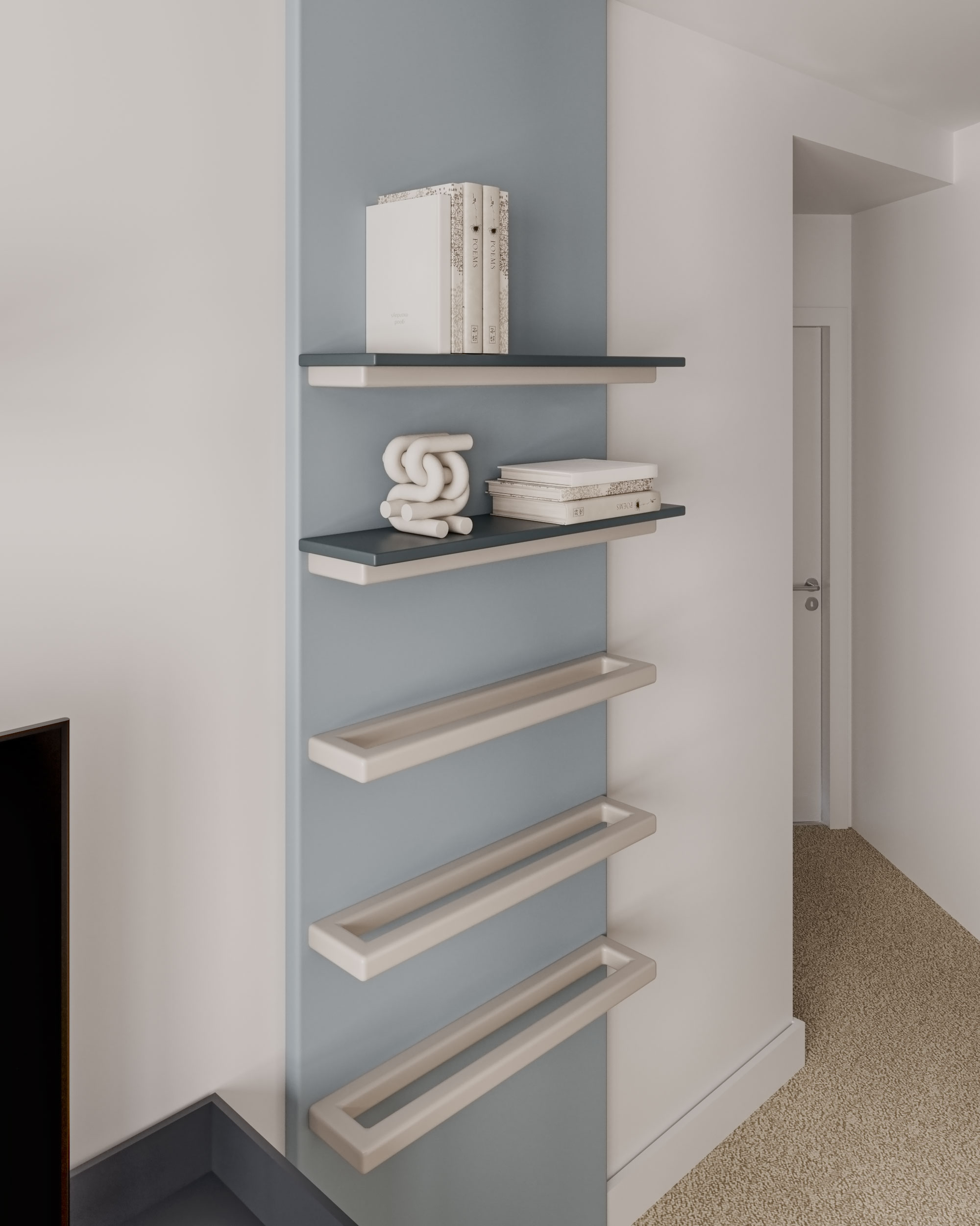 image of study area in library for a schools (k12)