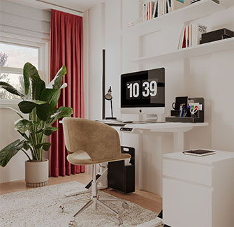 image of futuristic classroom setting