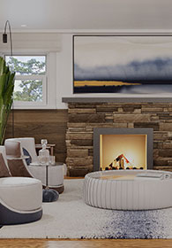 image of futuristic classroom setting