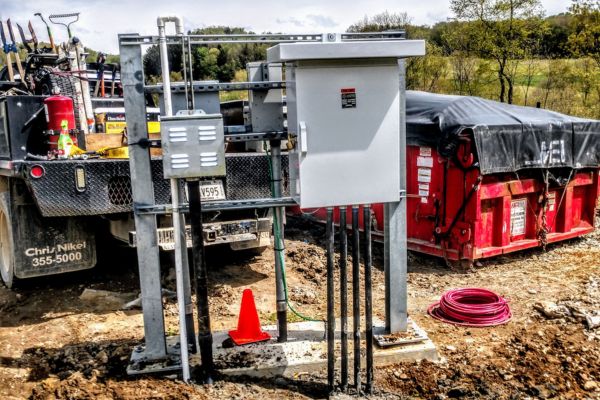 BASS field technicians installing a cathodic protection system in Longview, TX
