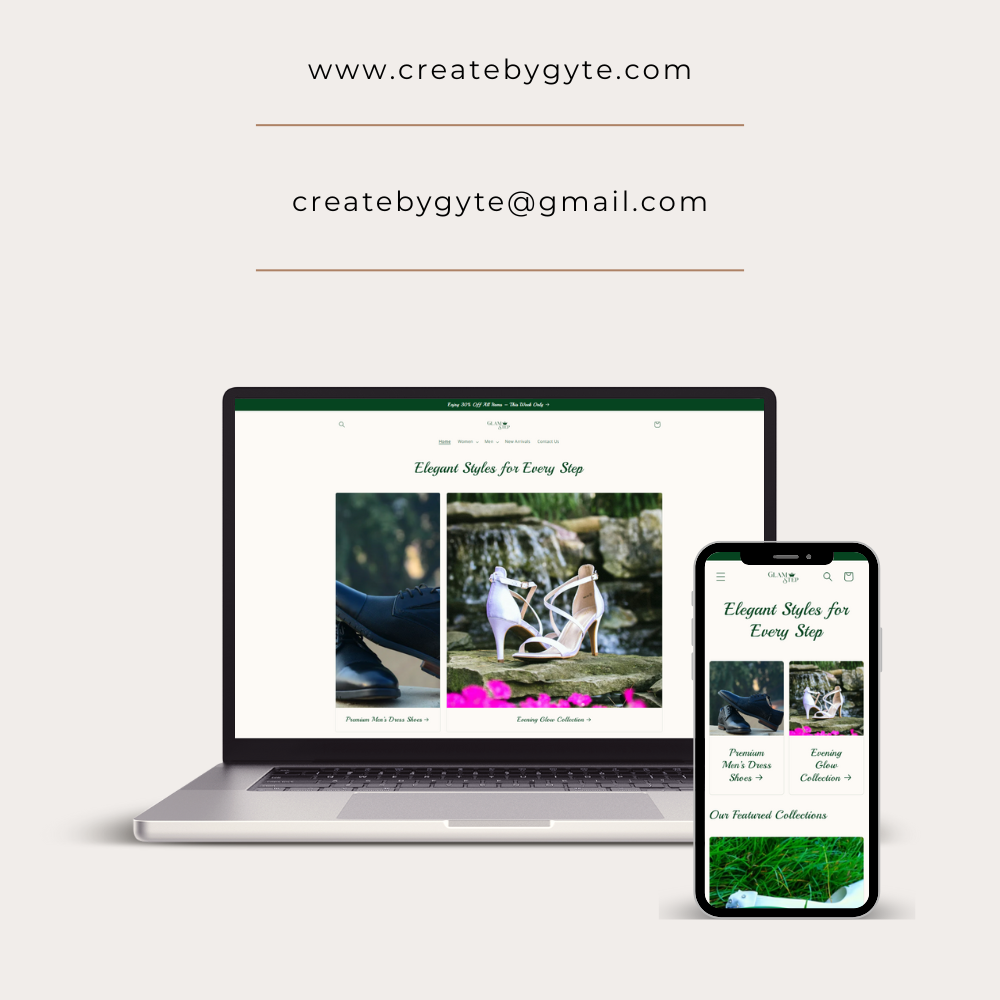 Shopify store design for a luxury footwear brand offering men's and women's shoes – optimized for all devices