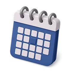 Icon of a calendar representing scheduling and booking availability