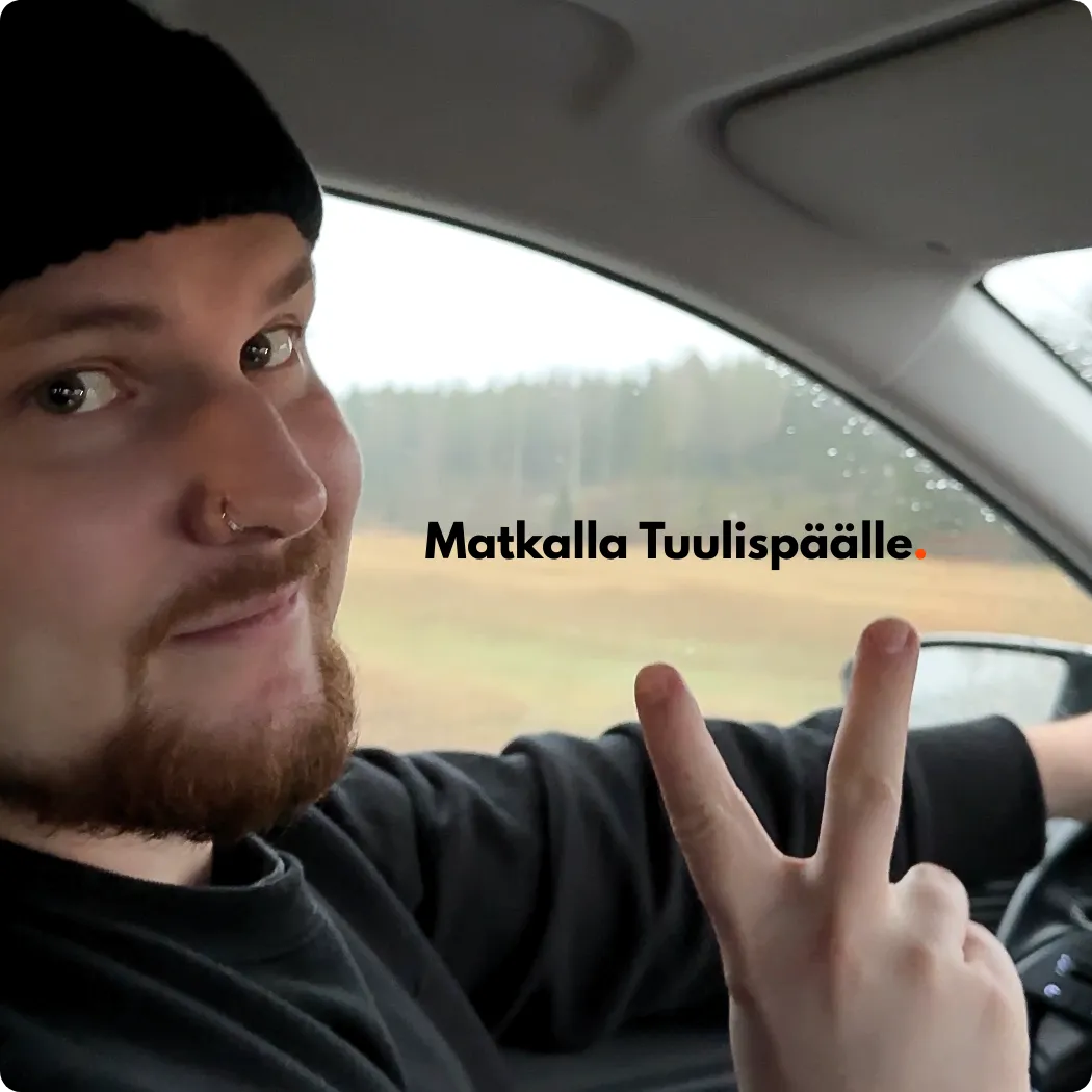 Digiverstaan Aatu matkalla vierailulle Tuulispään Eläinsuojelukeskukseen.