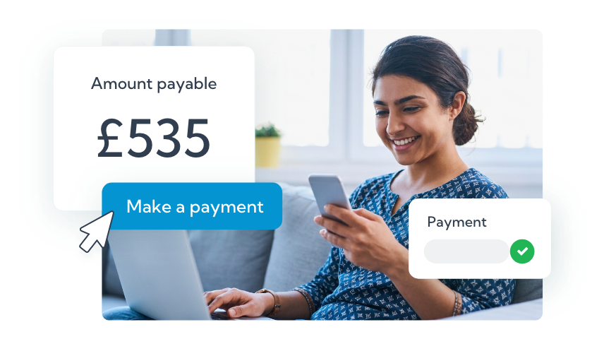 Agent making a payment