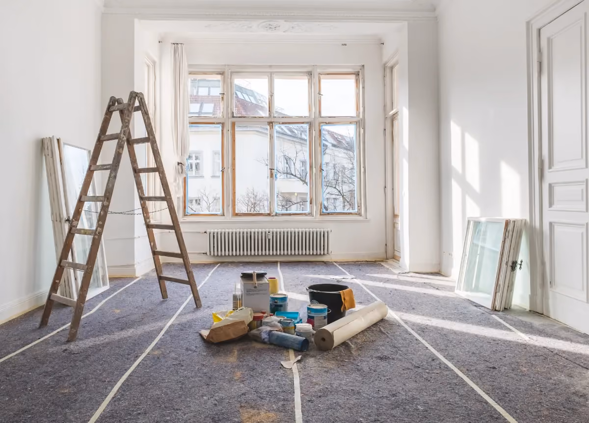 Room being renovated